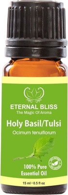 

Eternal Bliss Holy Basil/ Tulsi Essential Oil, 100% Pure, & Undiluted (15ML)(15 ml)