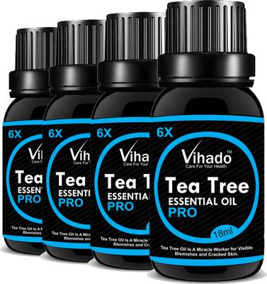 

VIHADO 6x PRO Tea Tree Oil (18 gm) (pack of 4)(18 ml)