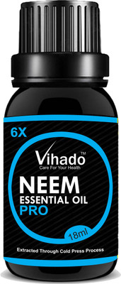

VIHADO 6x PRO Pure Neem Oil 18gm (Azadirachta Indica) 100% Natural Cold Pressed(18 ml)