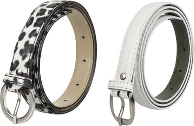 

styles creation Women Casual, Formal, Party Black, White Artificial Leather Belt