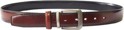 

Jacob Palmer Women Formal Maroon Genuine Leather Belt, Black;brown
