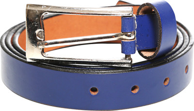 

Bharat Leather Emporium Women Casual Blue Genuine Leather Belt, Purple