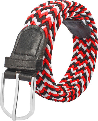 

styles creation Women Formal, Casual Multicolor Canvas, Nylon Belt, Black;red & white
