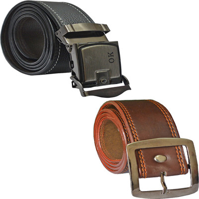 

LOOPA Men Formal Multicolor Synthetic Belt, LOOPA Men Casual Brown, Black Synthetic Belt, Multicolor