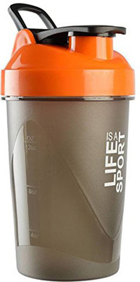 

Starglare LIFE IS A SPORT FINEST QUALITY SIPPER/SHAKER BOTTLE FOR BOYS AND GIRLS 500 ml Shaker(Pack of 1, Orange)