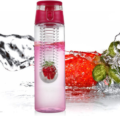 

AECâ¢ Fat Burner Detox Fruit Infuser Bottle 800 ml Sipper(Pack of 1, Red)
