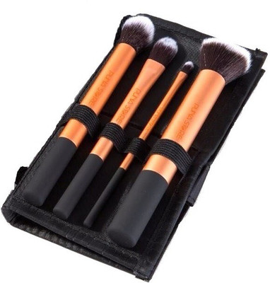 

Puna Store Makeup Brush Set with Storage Case(Pack of 4)