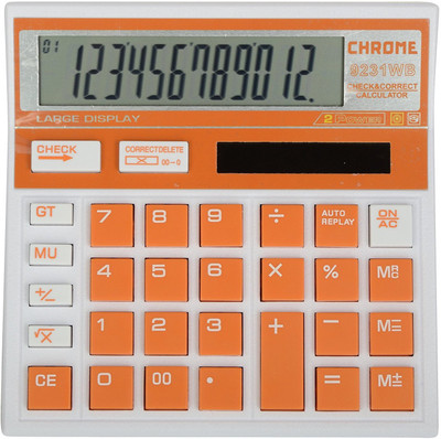 

Chrome 9231WB Box Basic Calculator(12 Digit)