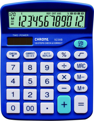 

Chrome 9238B Basic Calculator(12 Digit)
