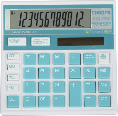 

Chrome 9231WB Box Basic Calculator(12 Digit)