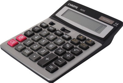

Chrome 9255 Check & Correct Basic Calculator(14 Digit), Grey