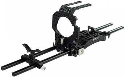 

CAMTREE Aluminum Camera Cage for Sony PXW-FS7 Camera with Long Lens Support Shoulder Pad 15mm Rail Rod CH-FS7-C Camera Rig