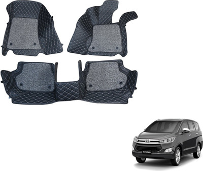 MOCKHE Leatherite 7D Mat For  Toyota Innova Crysta(Black)