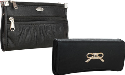 

Element Cart Casual, Formal, Party Black Clutch