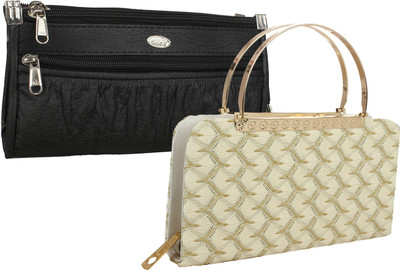 

Element Cart Casual, Formal, Party Multicolor Clutch
