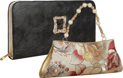 

Element Cart Casual, Formal, Party Multicolor Clutch