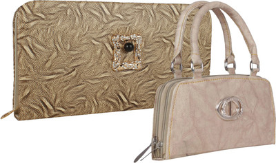 

Fillincart Casual, Formal, Party Beige Clutch