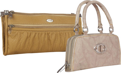 

Element Cart Casual, Formal, Party Beige Clutch