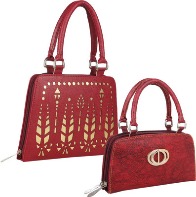 

Element Cart Casual, Formal, Party Maroon, Red Clutch