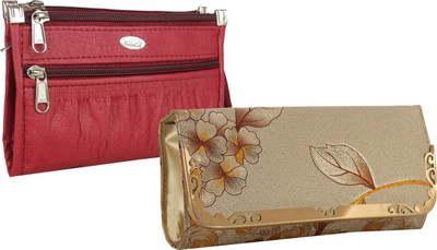 

Element Cart Casual, Formal, Party Multicolor Clutch