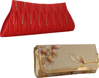 

Element Cart Casual, Formal, Party Multicolor Clutch