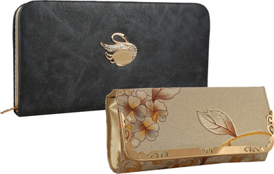 

Element Cart Casual, Formal, Party Multicolor Clutch