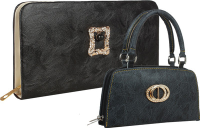 

Element Cart Casual, Formal, Party Black Clutch