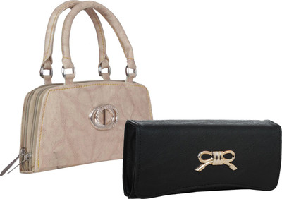 

Element Cart Casual, Formal, Party Black, Beige Clutch, Beige;black
