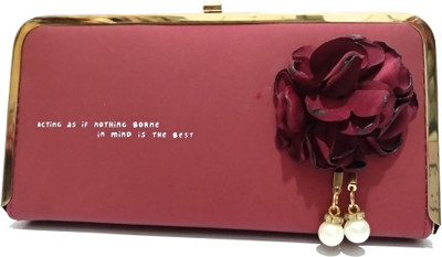

Fashion Avenue Party, Casual, Formal Maroon Clutch