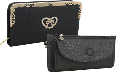 

Element Cart Casual, Formal, Party Black Clutch
