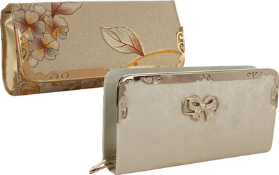 

Element Cart Casual, Formal, Party Multicolor Clutch