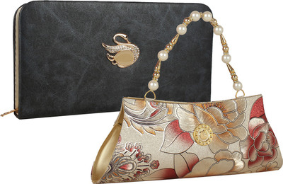 

Element Cart Casual, Formal, Party Multicolor Clutch