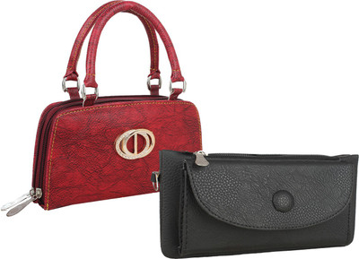 

Fillincart Casual, Formal, Party Black, Red Clutch