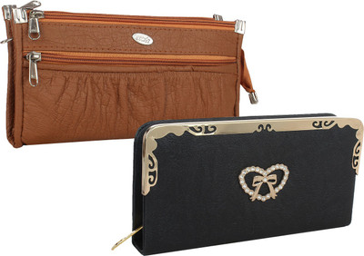 

Fillincart Casual, Formal, Party Brown, Black Clutch, Black;brown
