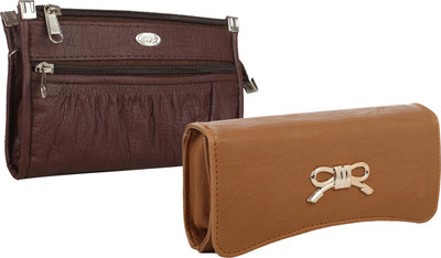 

Fillincart Casual, Formal, Party Brown Clutch