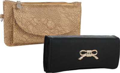 

Fillincart Casual, Formal, Party Beige, Black Clutch