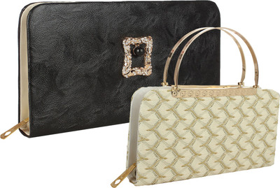 

Element Cart Casual, Formal, Party Multicolor Clutch