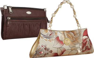 

Element Cart Casual, Formal, Party Multicolor Clutch