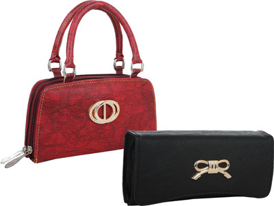 

Element Cart Casual, Formal, Party Black, Red Clutch