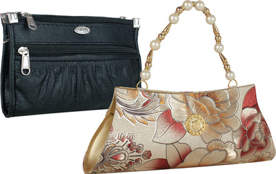 

Element Cart Casual, Formal, Party Multicolor Clutch