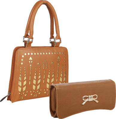 

Element Cart Casual, Formal, Party Orange, Brown Clutch, Brown;orange