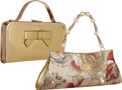 

Element Cart Casual, Formal, Party Multicolor Clutch