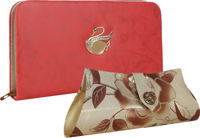 

Element Cart Casual, Formal, Party Multicolor Clutch