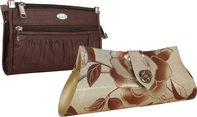 

Element Cart Casual, Formal, Party Multicolor Clutch