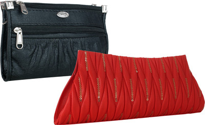 

Fillincart Casual, Formal, Party Black, Red Clutch