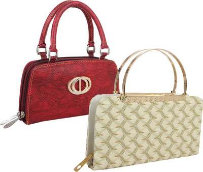 

Element Cart Casual, Formal, Party Multicolor Clutch