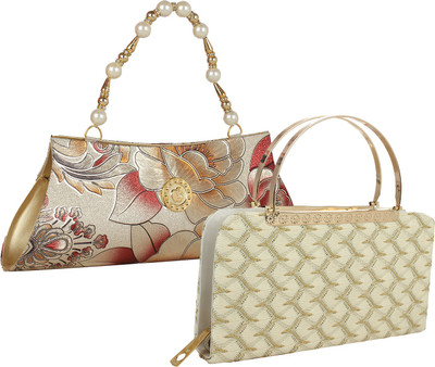 

Element Cart Casual, Formal, Party Multicolor Clutch