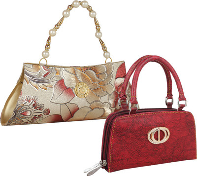 

Element Cart Casual, Formal, Party Multicolor Clutch