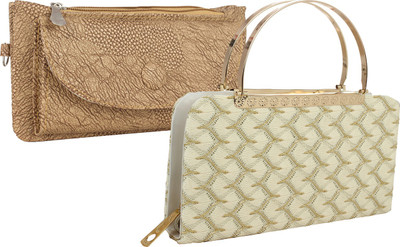 

Element Cart Casual, Formal, Party Multicolor Clutch