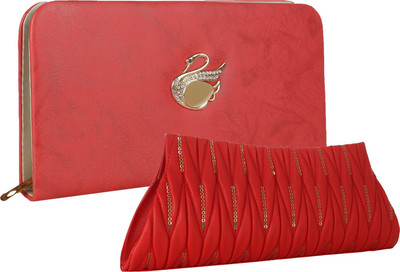 

Fillincart Casual, Formal, Party Pink, Red Clutch